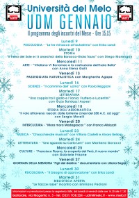 PROGRAMMA GENNAIO 2023